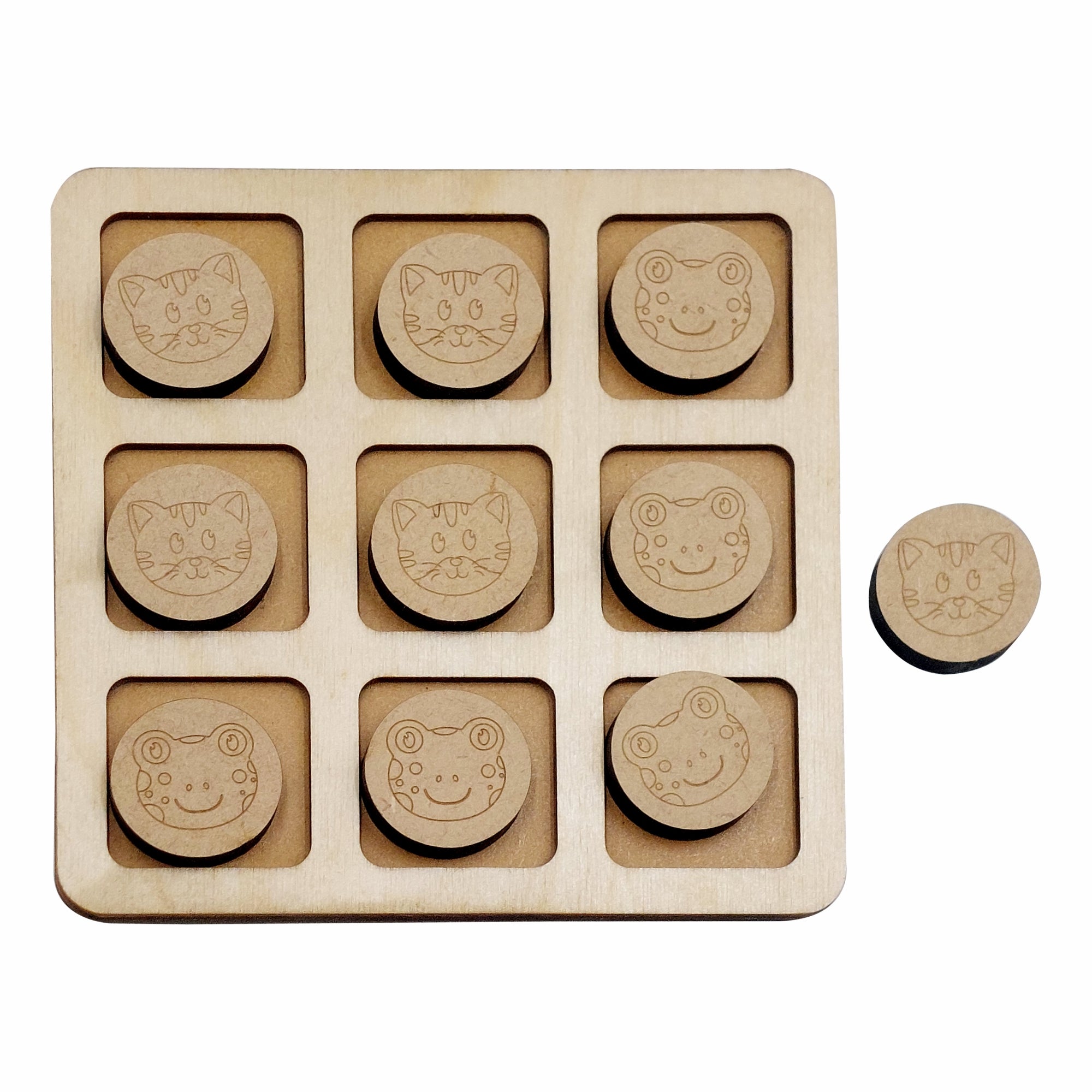 Wooden Tic Tac Toe — Tantrums wooden toy